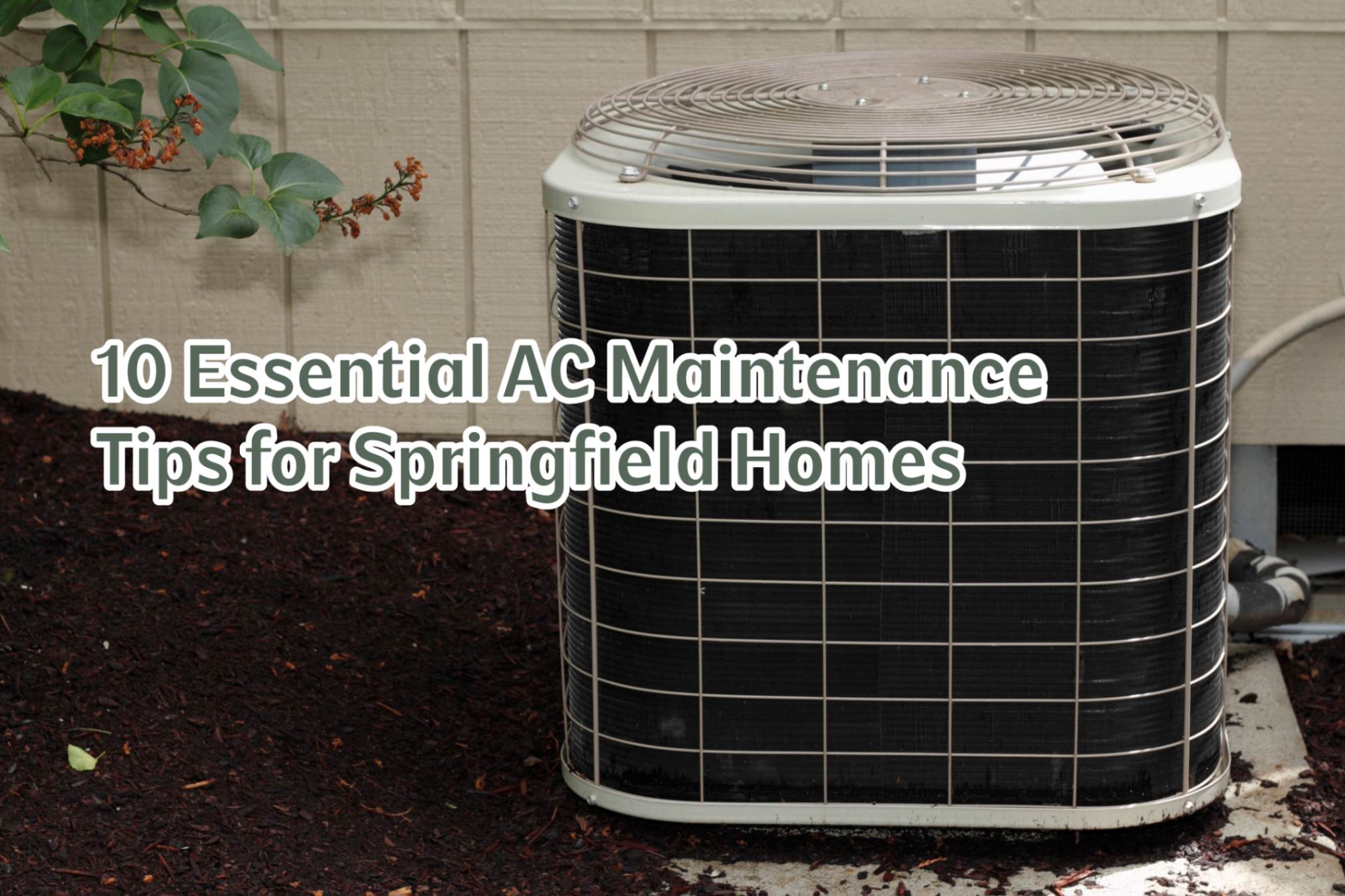 Springfield, Ohio HVAC blog on essential AC maintenance tips.