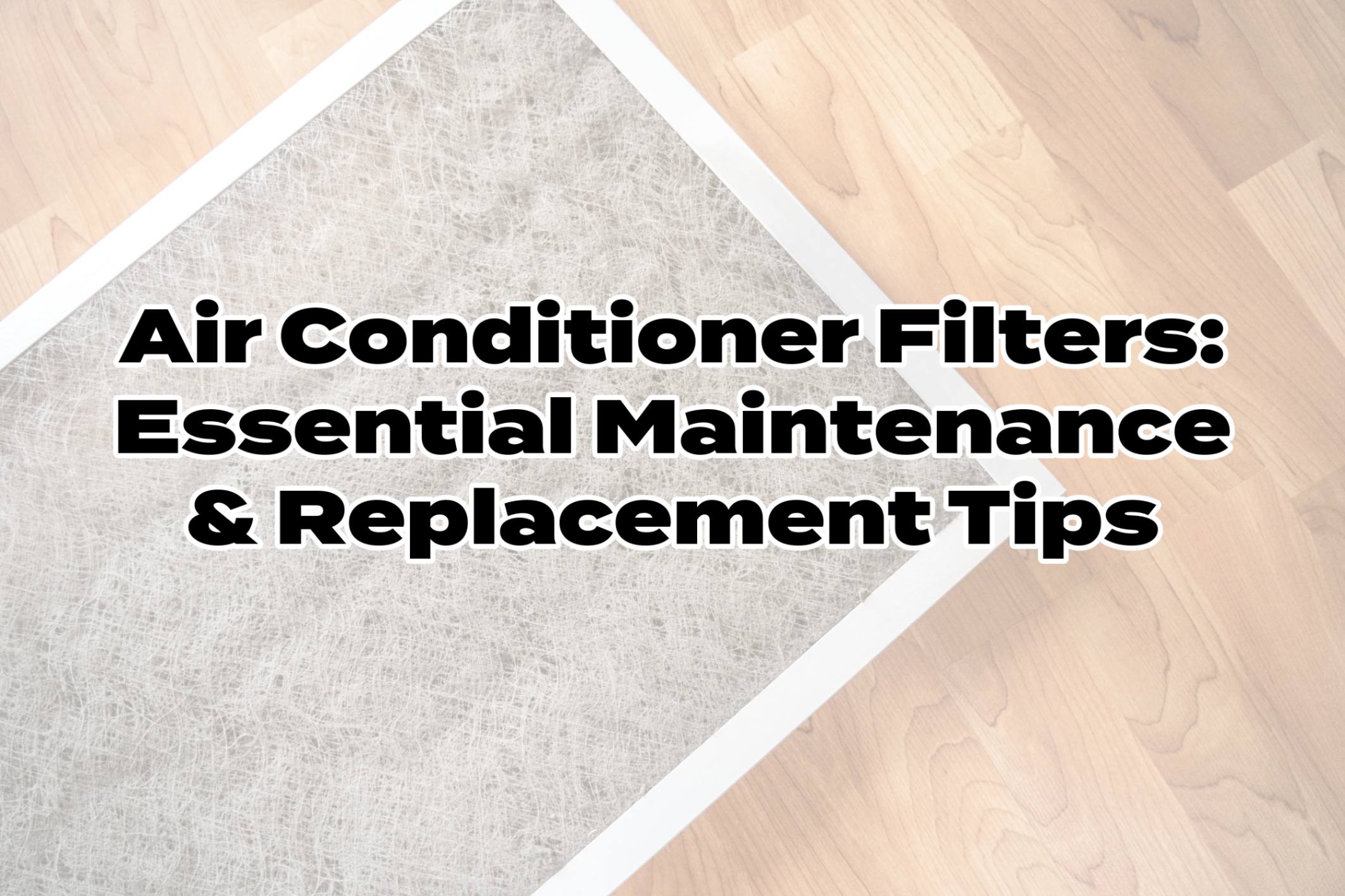 Springfield, Ohio HVAC blog on how to clean your replace your air conditioner filters.